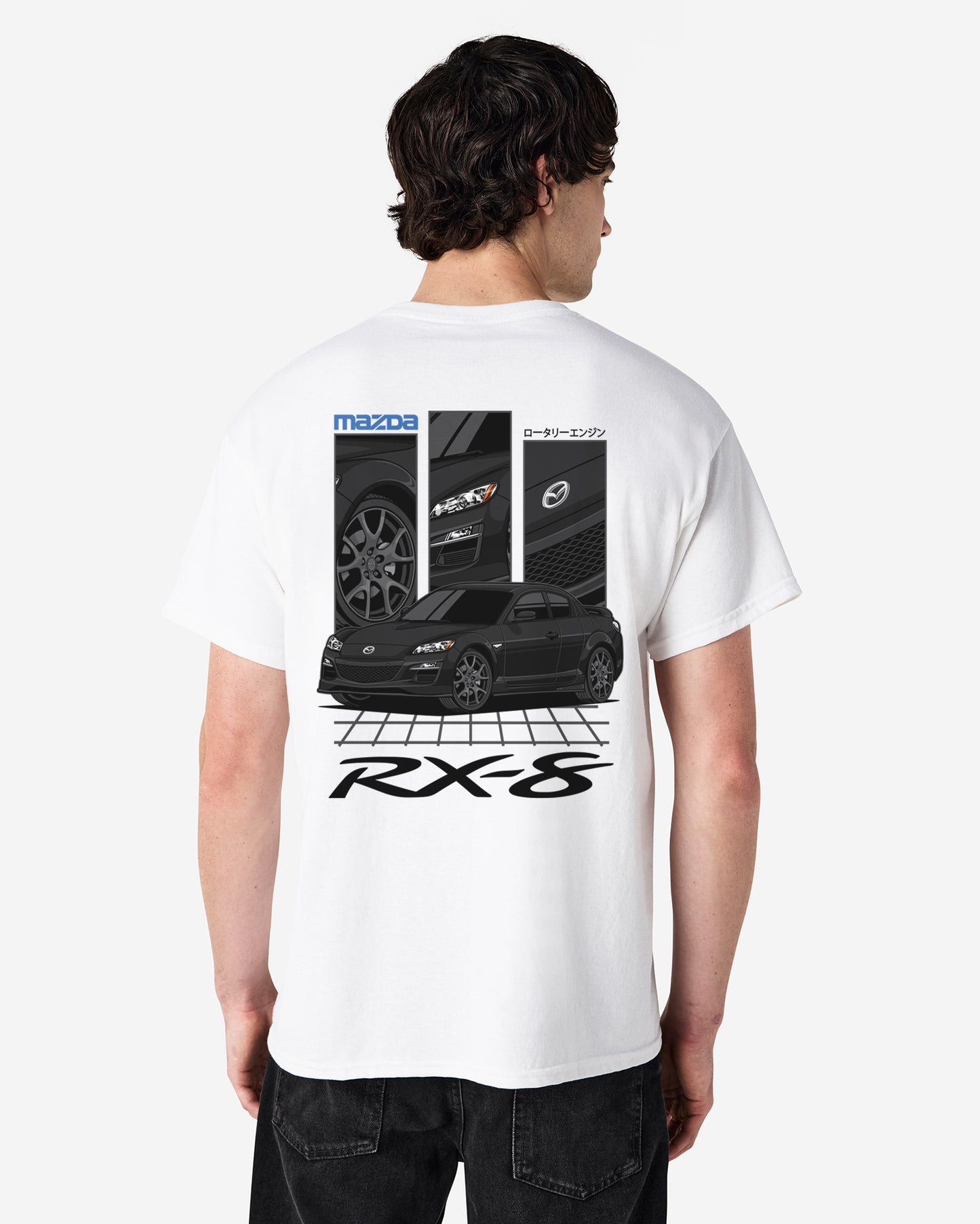 Mazda RX-8 GT Black (R3) - GRID - T-SHIRT