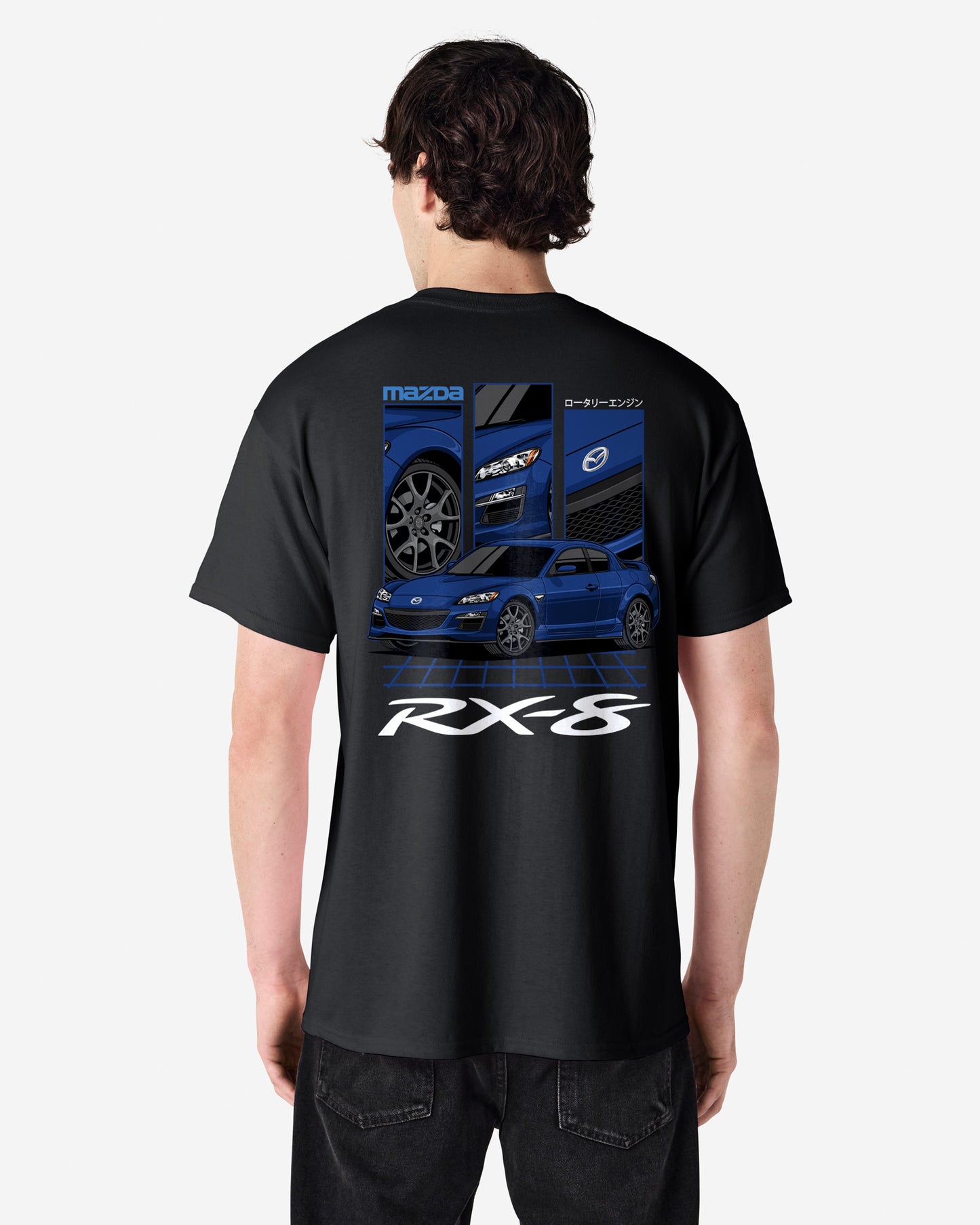 Mazda RX-8 GT Blue (R3) - GRID - T-SHIRT