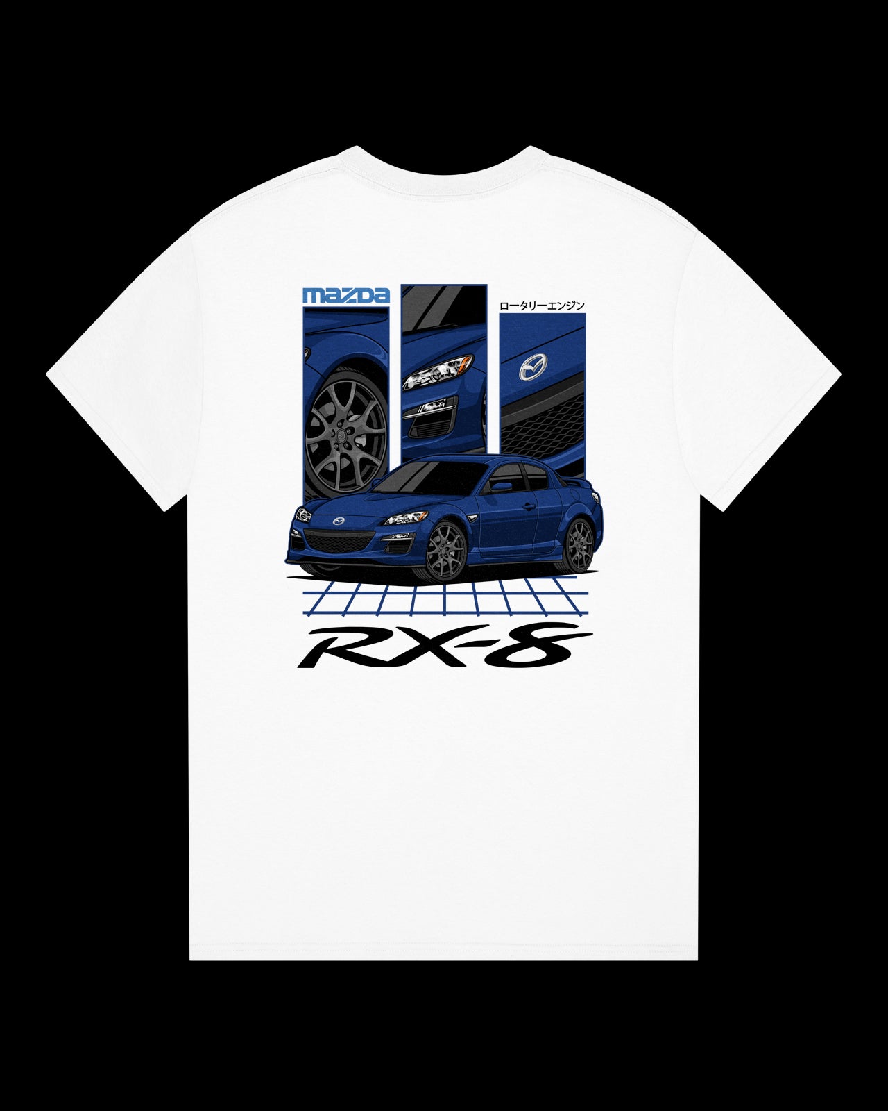 Mazda RX-8 GT Blue (R3) - GRID - T-SHIRT
