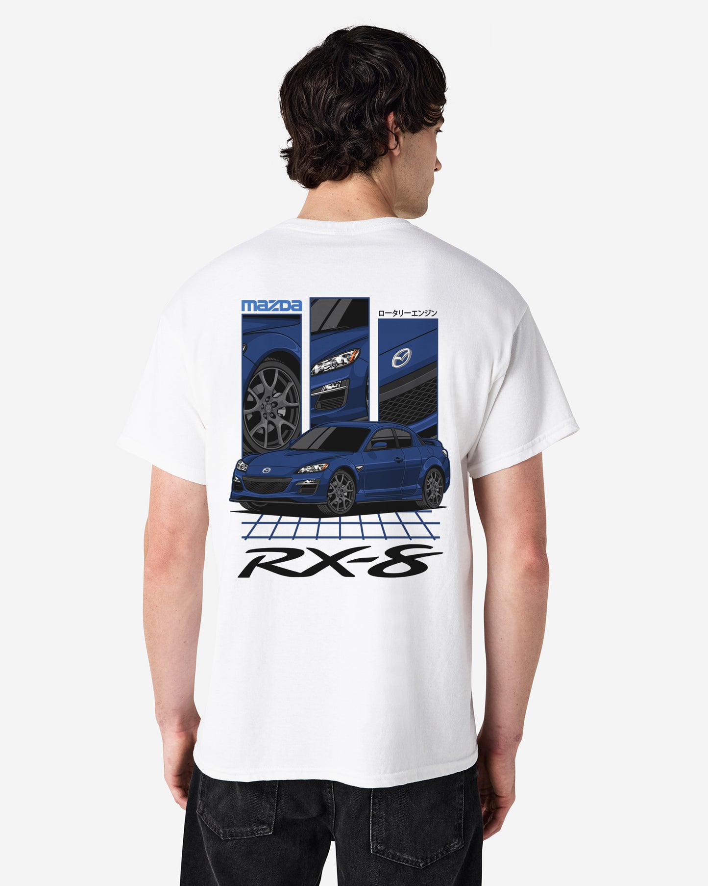 Mazda RX-8 GT Blue (R3) - GRID - T-SHIRT