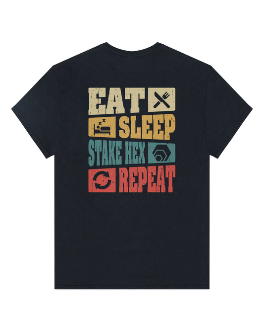 HEX Eat, Sleep, Stake, Repeat - T-Shirt