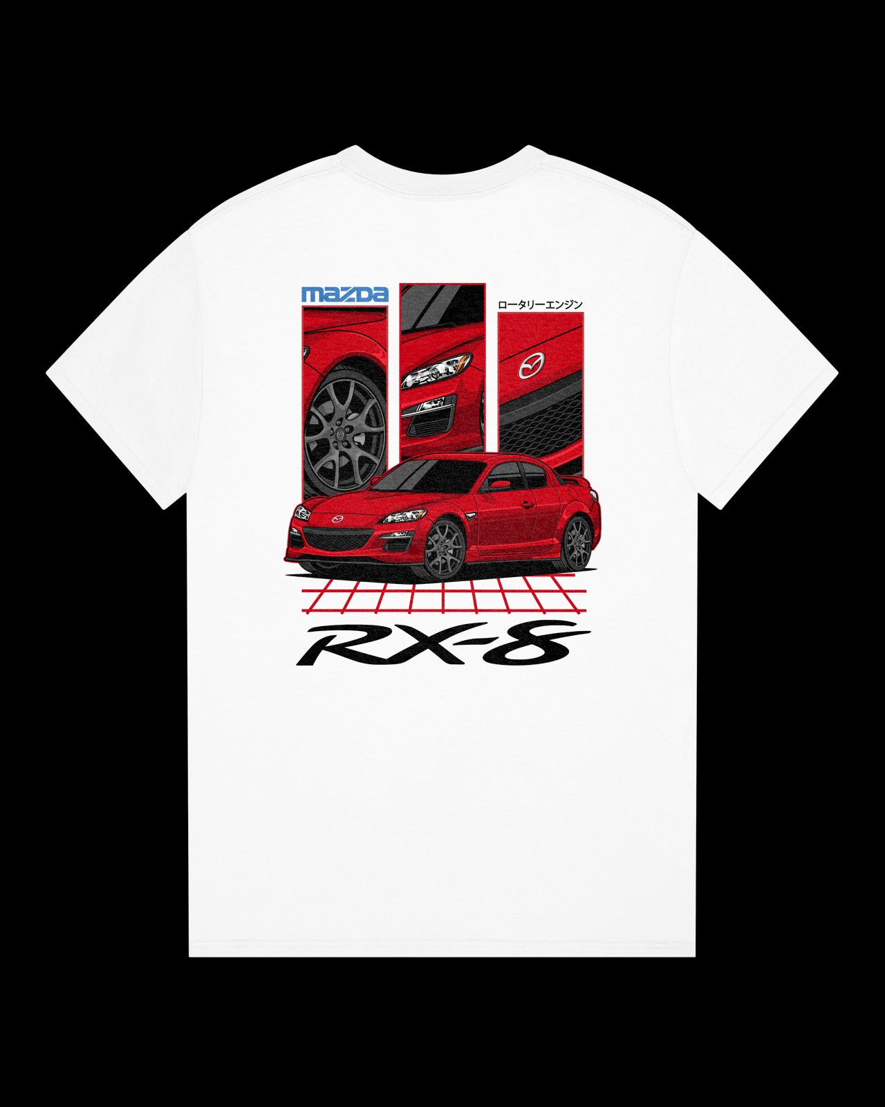 Mazda RX-8 GT Red (R3) - GRID - T-SHIRT