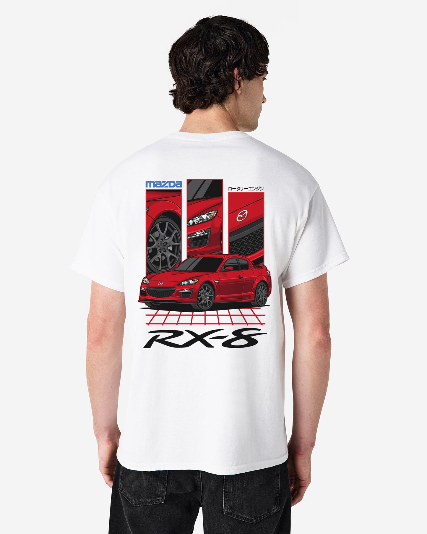 Mazda RX-8 GT Red (R3) - GRID - T-SHIRT
