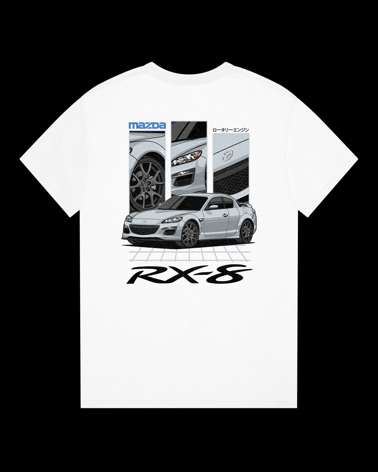 Mazda RX-8 GT Silver (R3) - GRID - T-SHIRT