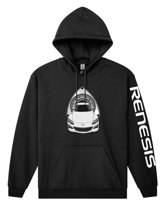 Sydney RX8 - Club - White RX-8 - HOODIE